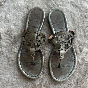 Tory Burch Metallic Sandals